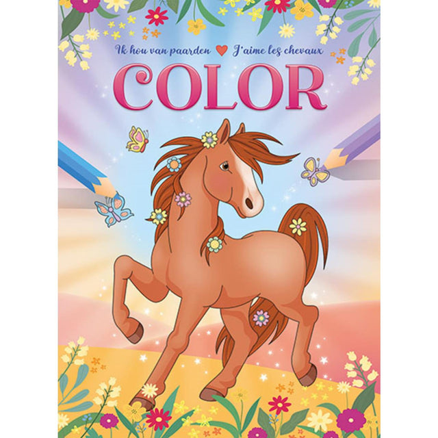 Blok kolorystyczny Deltas I love horse