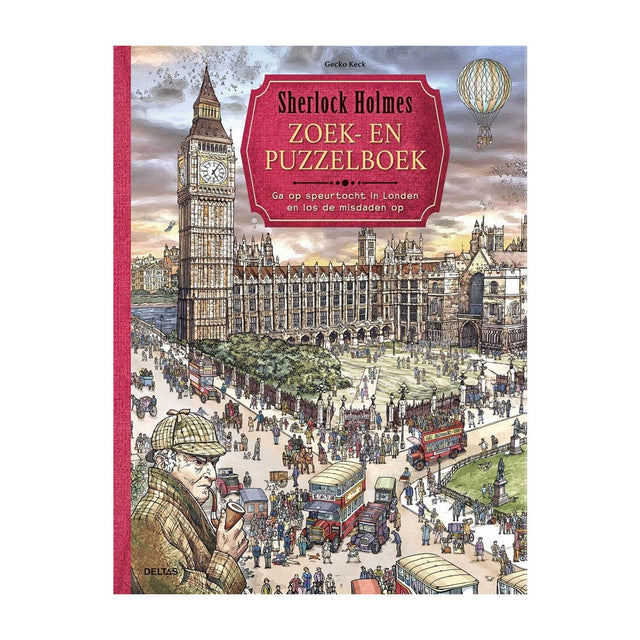 Książka o poszukiwaniach i łamigłówkach Deltas Sherlock Holmes