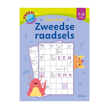 Planeta puzzli Delta - super zabawne szwedzkie zagadki dla 7-9 lat