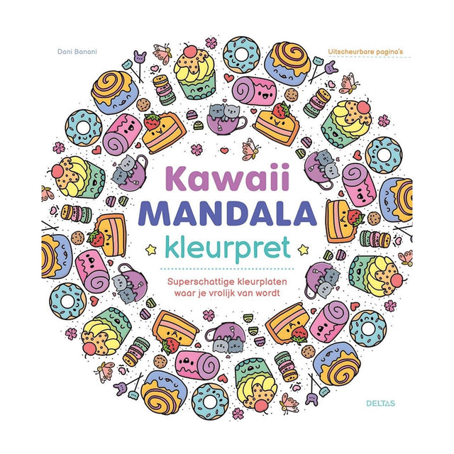 Zabawa w kolorowanie mandali Deltas Kawaii
