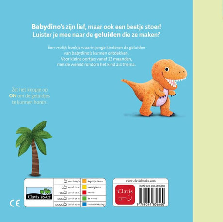 Małe dinozaury Clavis - książeczka z dźwiękami