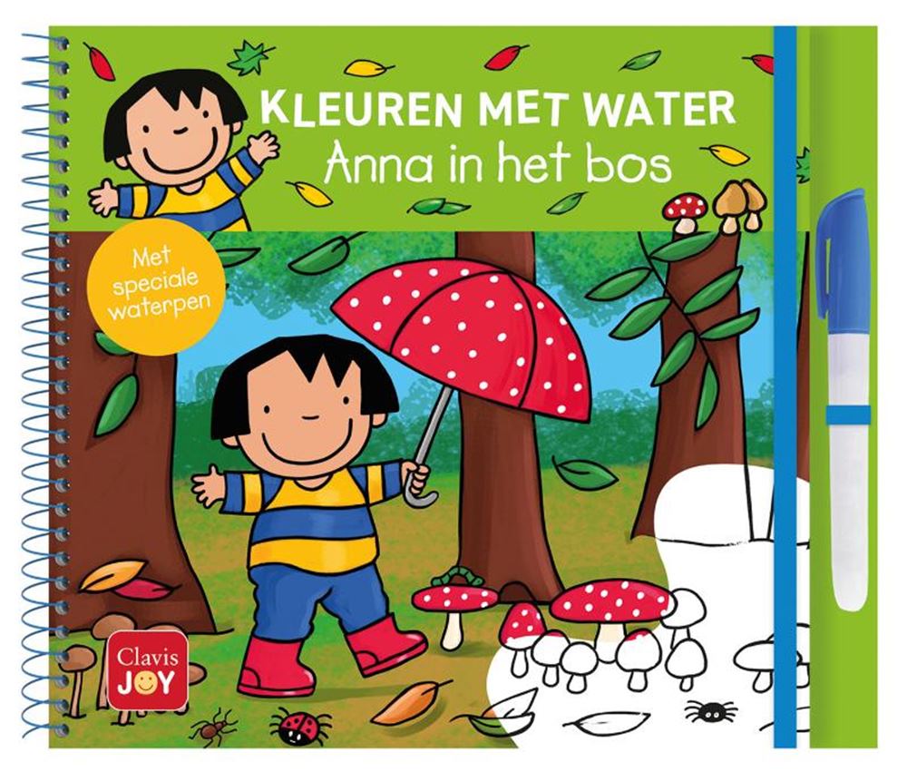 Farbowanie wodą. Anna w lesie 3+