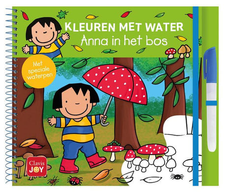 Farbowanie wodą. Anna w lesie 3+