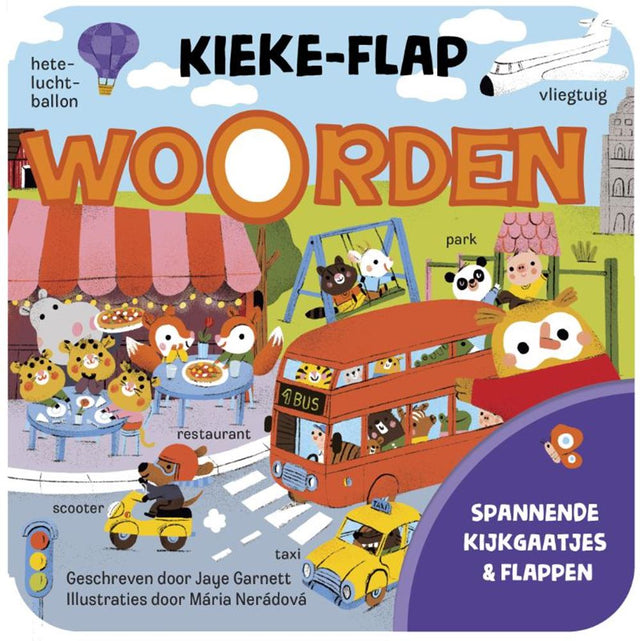 Flapjesboek: słowa typu „peek-a-flap” 2+