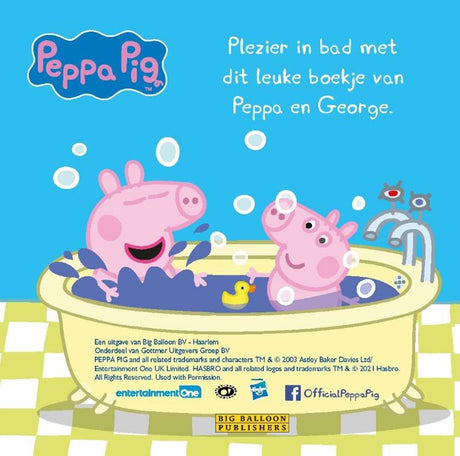 Książka do kąpieli: Świnka Peppa. 1+