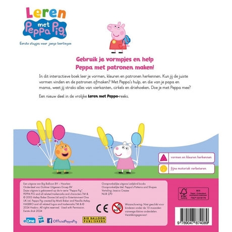 Peppa Pig książka Peppy: Wzory i kształty