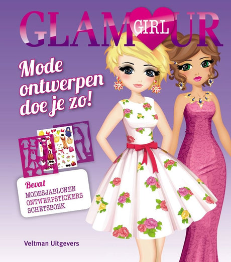 Glamour girl: mode ontwerpen doe je zo. | 2 stuks
