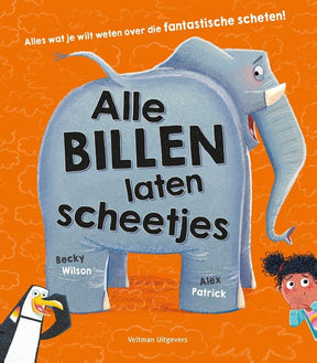 Prentenboek:alle billen laten scheetjes | 2 stuks