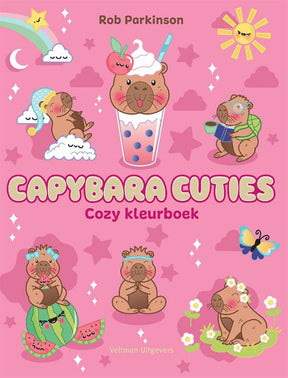 Capybara cuties - cozy kleurboek 6+