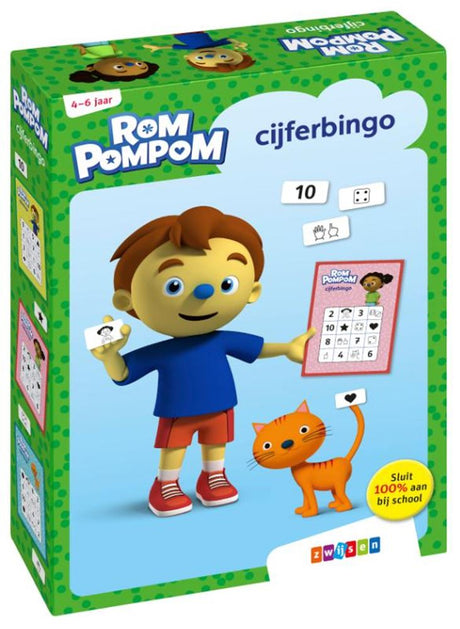 Bingo numeryczne Zwijsen romppompom. 4+