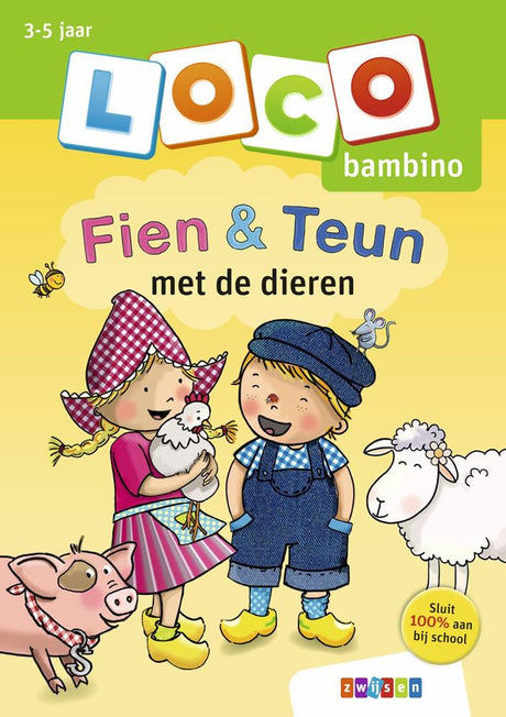 Książeczka z ćwiczeniami Loco Bambino do zabawy ze zwierzętami