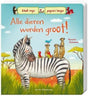 Alle dieren worden groot (uitschuifboek) | 2 stuks