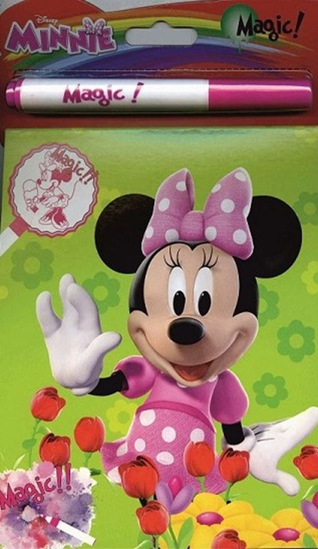 Magiczna książeczka Minnie Mo + marker. 2+ 24 strony