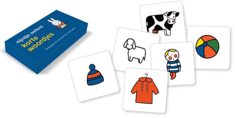 Karty ćwiczeń Central Book House Miffy ćwiczy krótkie słowa