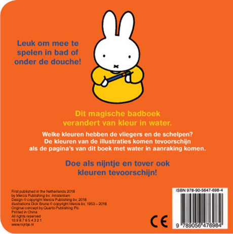 Miffy przywołuje kolory, magiczną książeczkę do kąpieli