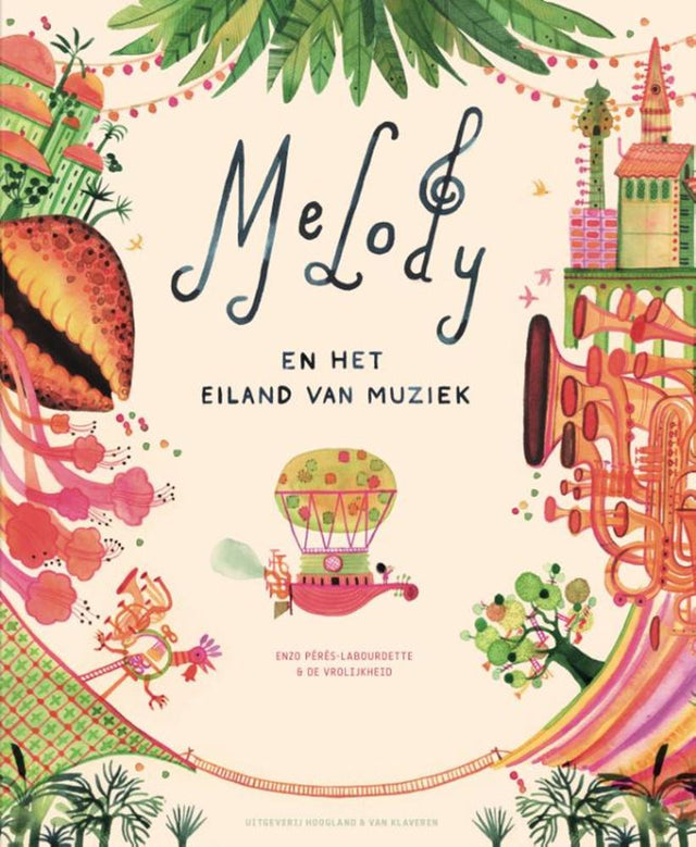 Melody en het eiland van muziek. themati