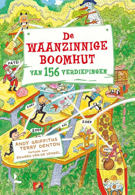 Centralny dom z książkami, niesamowity domek na drzewie o 156 piętrach
