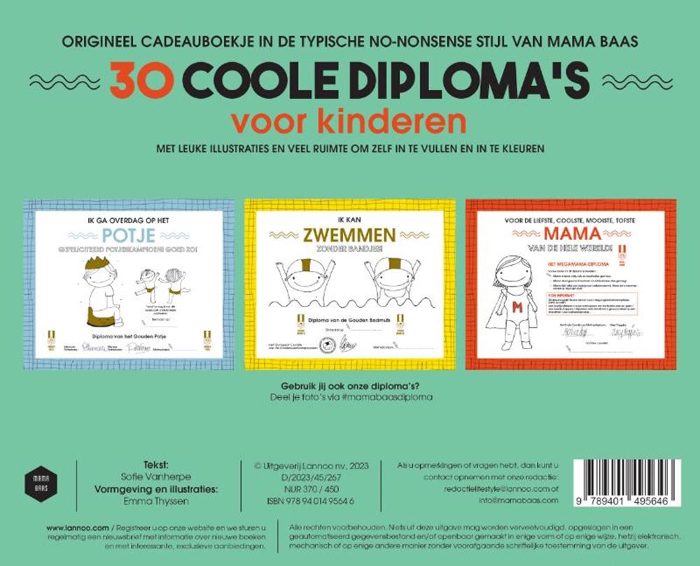 Het grote diplomaboek volwassene | 3 stuks