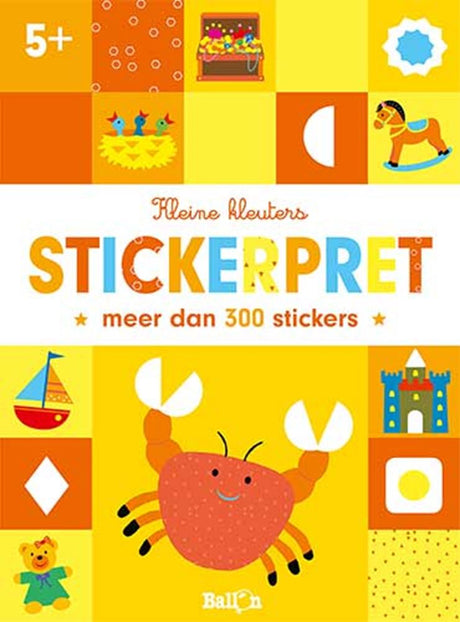 Naklejka z krabem dla małych dzieci w wieku 5+