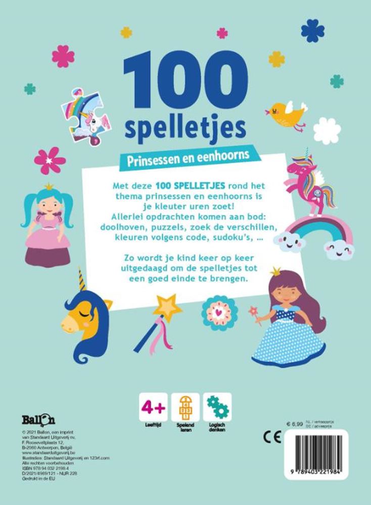 100 gier, księżniczek i jednorożców.