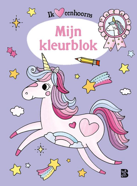 Standardowy blok kolorów jednorożców wydawcy 4+