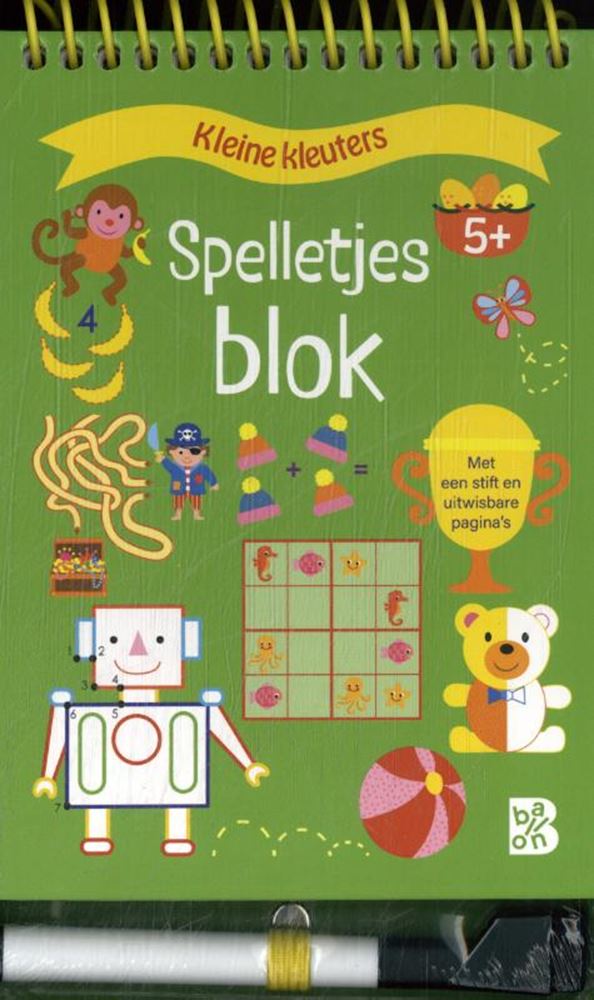 Blok do gry z pisakiem 5+ 5+