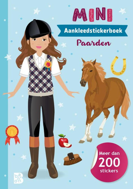 Książka z naklejkami wydawcy Standard mini fashionistki: konie 4+