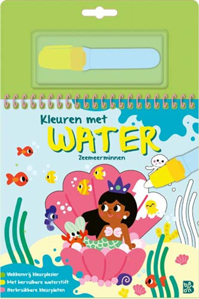 Kleuren met water zeemeerminnen 3+ | 3 stuks
