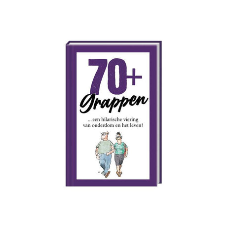 Książka z obrazkami dla wieku 70+, dowcipy