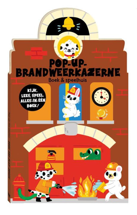 Domek Pop-up - remiza strażacka 3+