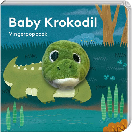 Książka z kukiełkami na palce Mały krokodyl 1+