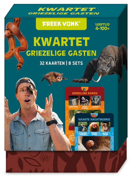 Książki z obrazkami freek spark kwartet zwierząt - przerażające zwierzęta