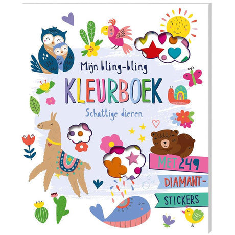 Imagebooks moja błyszcząca kolorowanka - urocze zwierzęta