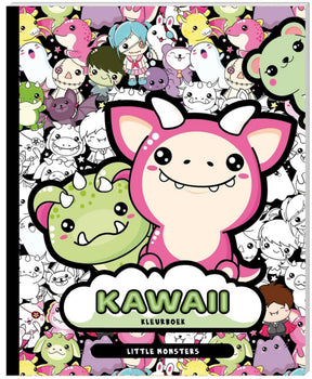 Imagebooks kleurboek kawaii little monsters