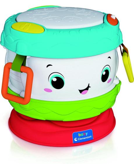 Clementoni baby - bębenek do zabawy dla dzieci, centrum aktywności, 10-36 miesięcy - 17409