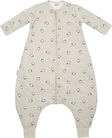 Meyco Baby Penguin Kombinezon zimowy dla niemowląt ze stałym rękawem – miękki piasek – 104 cm – 2,5 tog