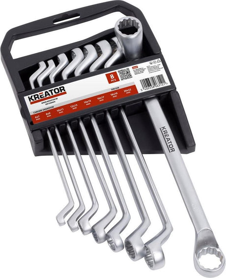 Zestaw kluczy oczkowych Kreator krt500004 - 6-22 mm - 8 sztuk