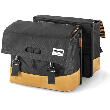 Podwójna torba rowerowa Urban Proof - czarno-żółta - 40L