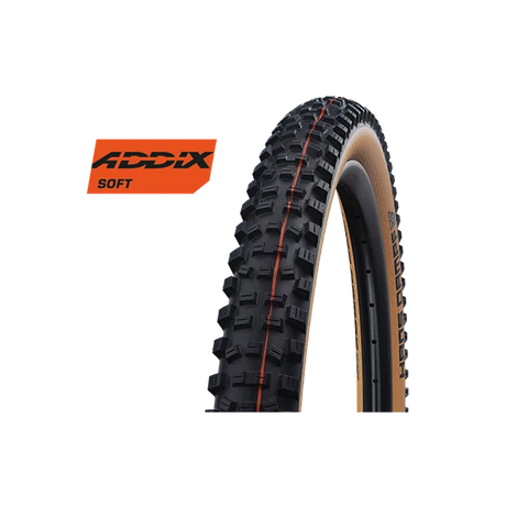 Składający pasmo Schwalbe Hans Dampf Evo Super Trail 27,5 x 2,35 60-584 - Brązowa ściana boczna