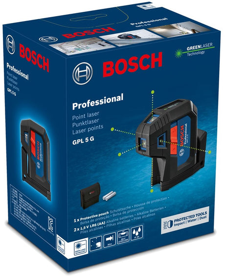 Laser punktowy Bosch professional gpl 5 g 30 m w torbie ochronnej - 0601066p00