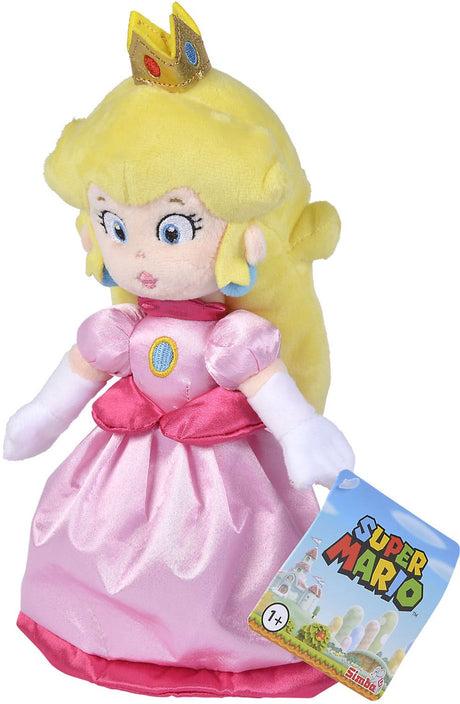 Pluszowa przytulanka Simba Super Mario brzoskwiniowa, 27 cm