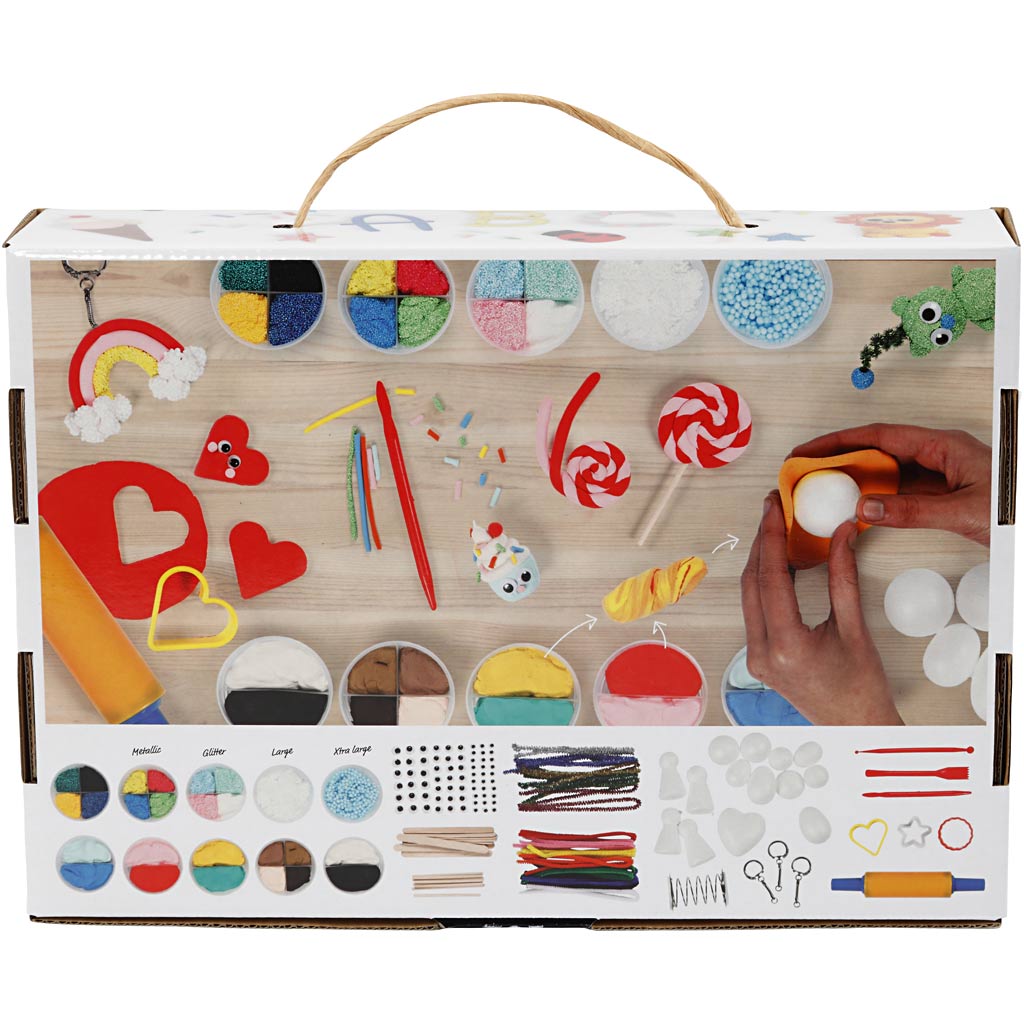 Firma Creativ https: www.cchobby.nl foam-clayr-en-silk-clayr-set-diverse-colors-1-set