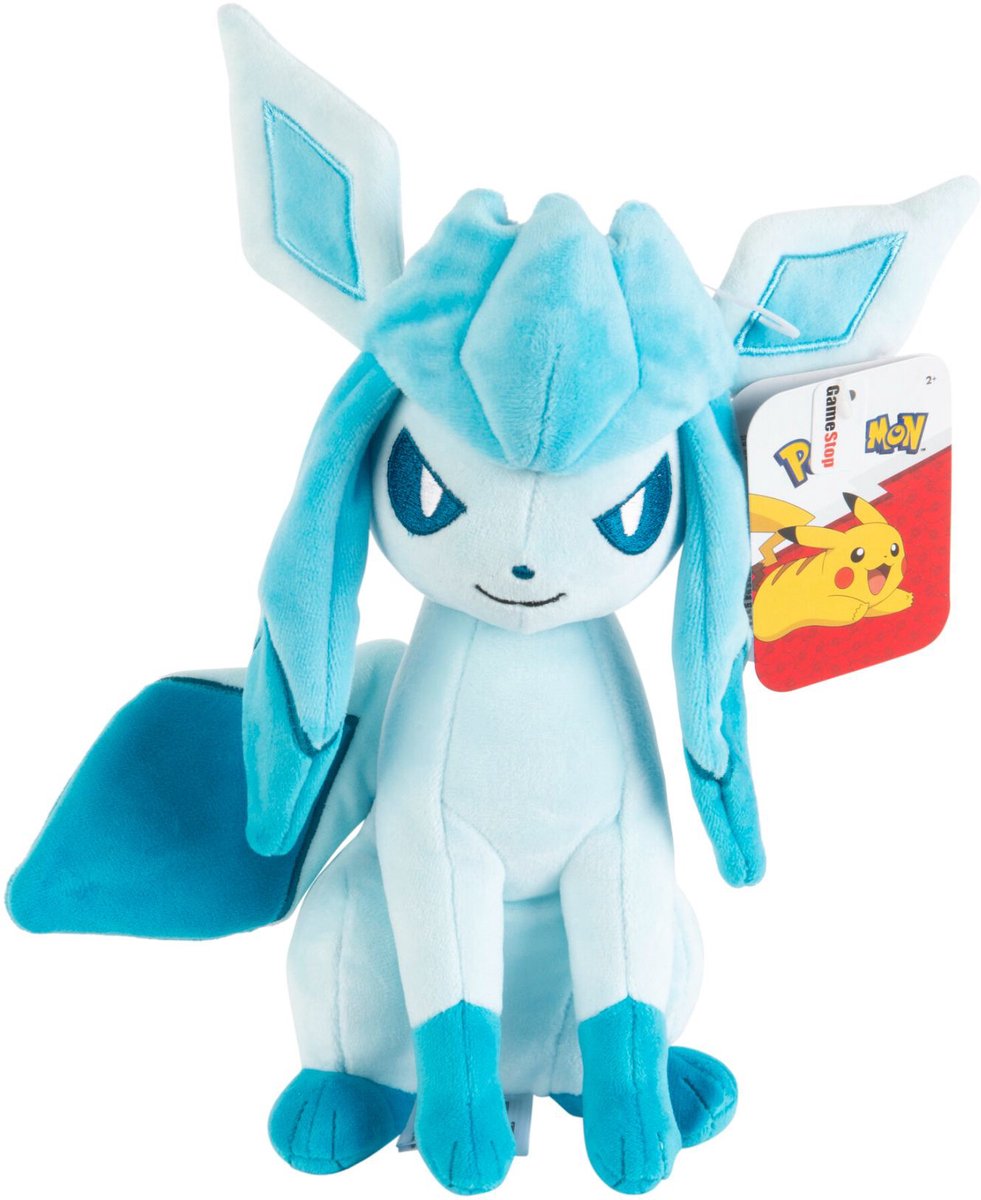 Jazwares pokemon plush cuddly toy 20cm - glaceon
