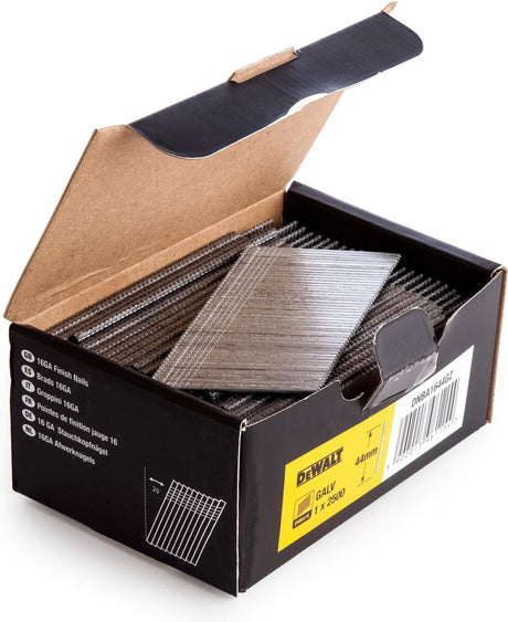 Akcesoria Dewalt dnba1638sz | 38mm stainless steel brads for dcn660 and dc618kb cordless nailer - dnba1638sz