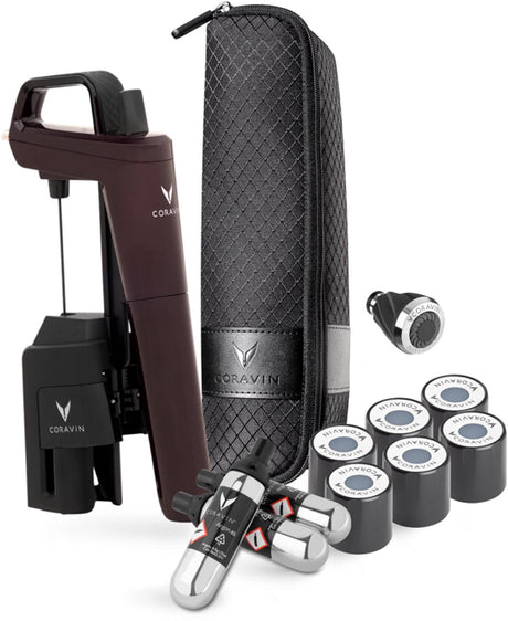 Coravin timeless six+ wijnbewaarsysteem - hermitage red