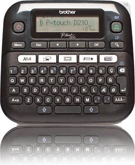 Drukarka etykiet Brother pt-d210 termotransferowa 180 x 180 dpi 20 mm sec qwerty