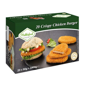 Mekkafood chrupiący burger z kurczakiem (20x 90 gr)