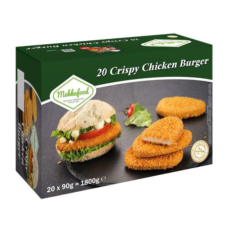 Mekkafood chrupiący burger z kurczakiem (20x 90 gr)