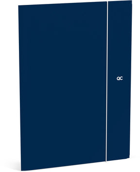 Teczka Qc color elasto a4 - granatowa