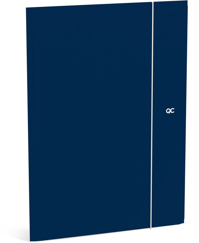 Teczka Qc color elasto a4 - granatowa